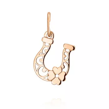 Подвеска из красного золота 585 пробы