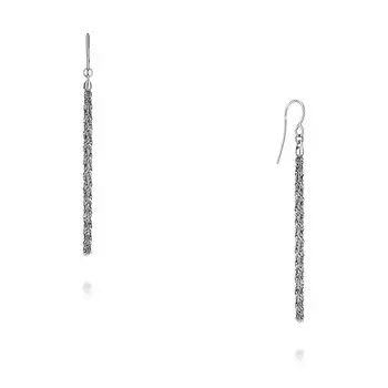 Серьги из белого золота 585 пробы