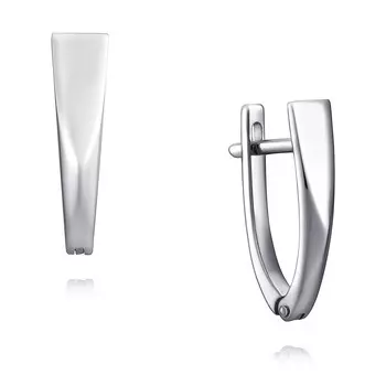 Серьги из белого золота 585 пробы