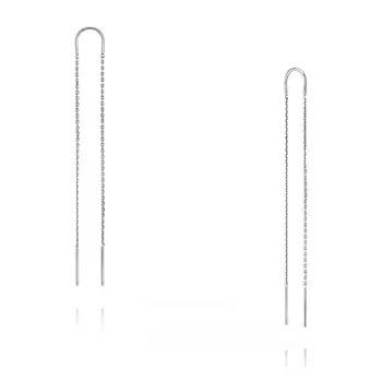 Серьги из белого золота 585 пробы