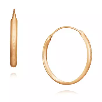 Серьги из красного золота 585 пробы