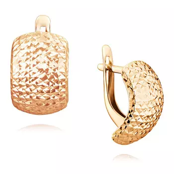 Серьги из красного золота 585 пробы