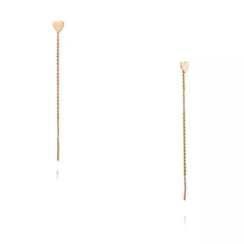Серьги из красного золота 585 пробы