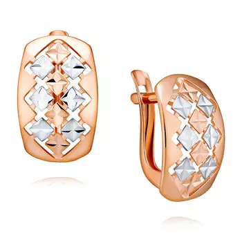 Серьги из красного золота 585 пробы