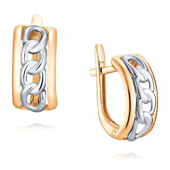 Серьги из красного золота 585 пробы