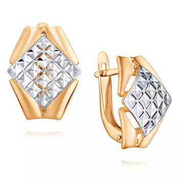 Серьги из красного золота 585 пробы
