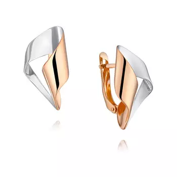 Серьги из красного золота 585 пробы