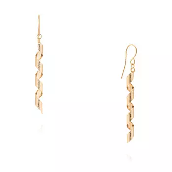 Серьги из красного золота 585 пробы