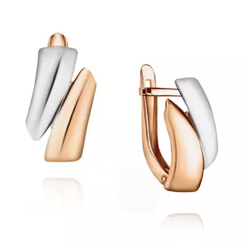 Серьги из красного золота 585 пробы