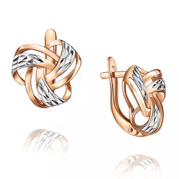 Серьги из красного золота 585 пробы