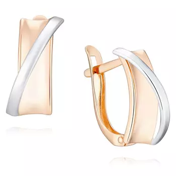 Серьги из красного золота 585 пробы