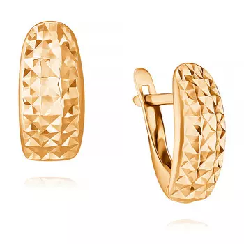 Серьги из красного золота 585 пробы