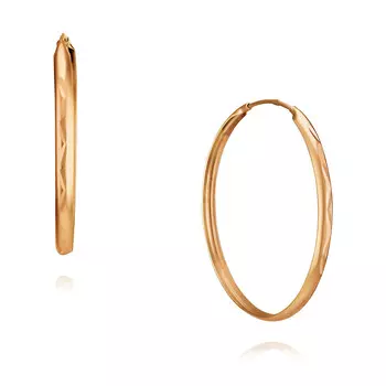 Серьги из красного золота 585 пробы