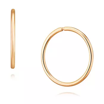 Серьги из красного золота 585 пробы