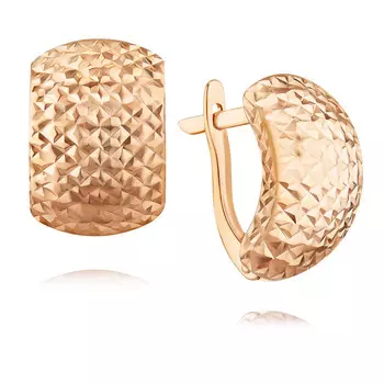 Серьги из красного золота 585 пробы