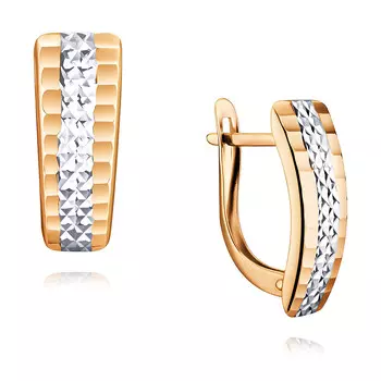Серьги из красного золота 585 пробы
