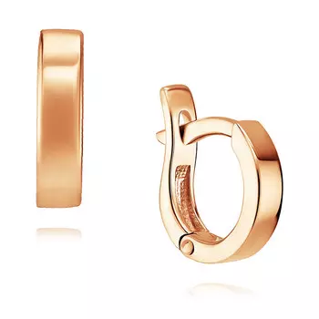 Серьги из красного золота 585 пробы