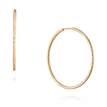 Серьги из красного золота 585 пробы