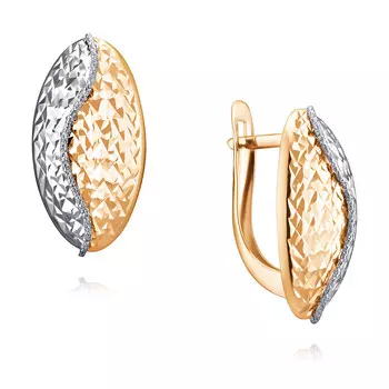 Серьги из красного золота 585 пробы