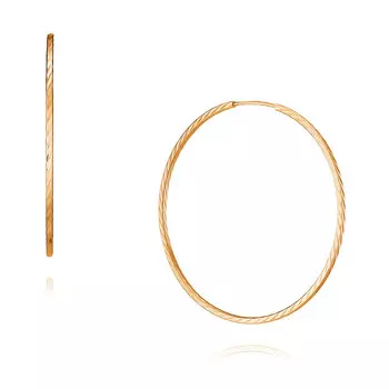 Серьги из красного золота 585 пробы