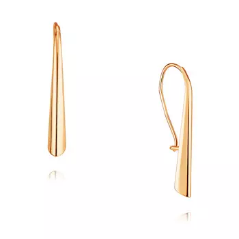 Серьги из красного золота 585 пробы