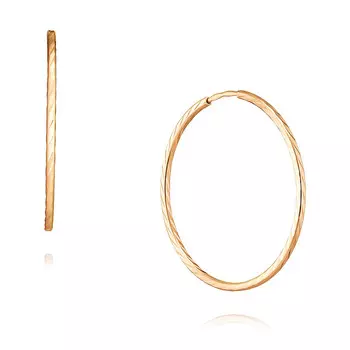 Серьги из красного золота 585 пробы