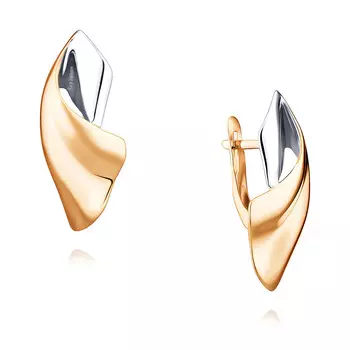 Серьги из красного золота 585 пробы