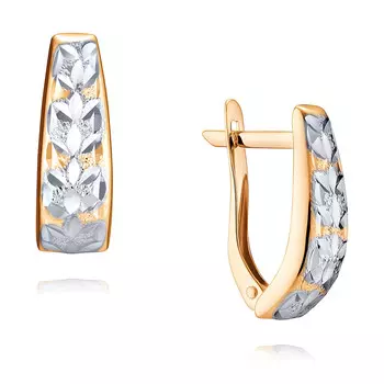 Серьги из красного золота 585 пробы