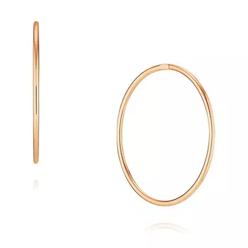 Серьги из красного золота 585 пробы