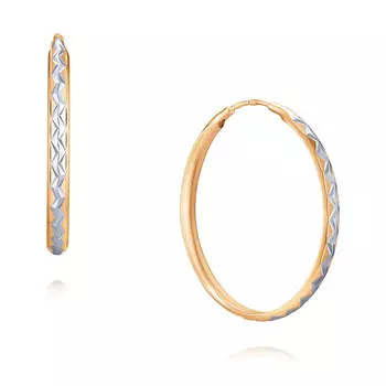 Серьги из красного золота 585 пробы