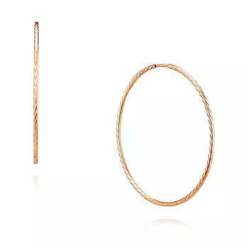 Серьги из красного золота 585 пробы