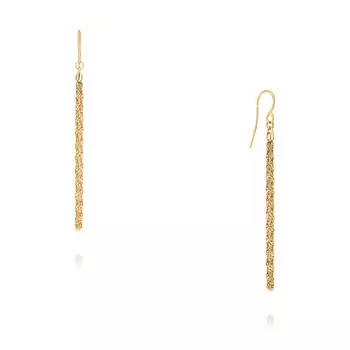 Серьги из желтого золота 585 пробы