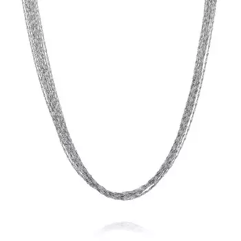 Шейное украшение из белого золота 585 пробы