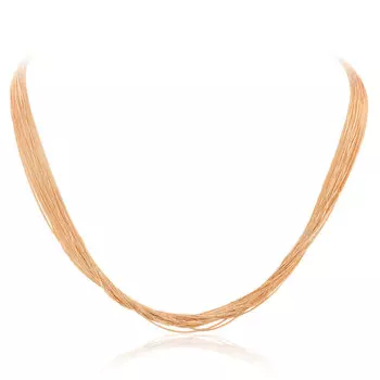 Шейное украшение из красного золота 585 пробы