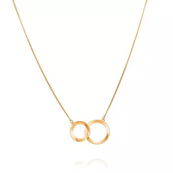 Шейное украшение из красного золота 585 пробы