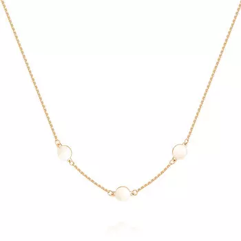 Шейное украшение из красного золота 585 пробы