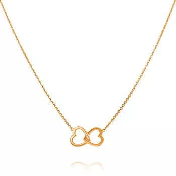 Шейное украшение из красного золота 585 пробы