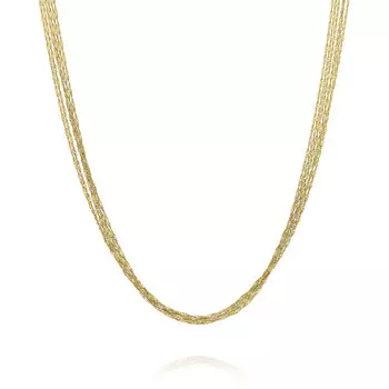 Шейное украшение из желтого золота 585 пробы