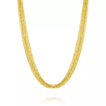 Шейное украшение из желтого золота 585 пробы