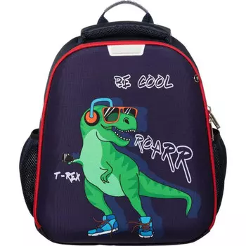№1 School Ранец анатомический Basic Dino Style 36x32x21.5 см