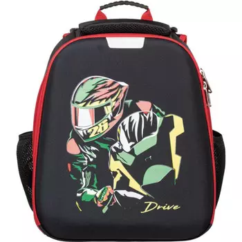 №1 School Ранец анатомический Basic Мотоциклист