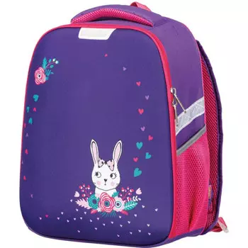 №1 School Ранец анатомический Light Зайчик