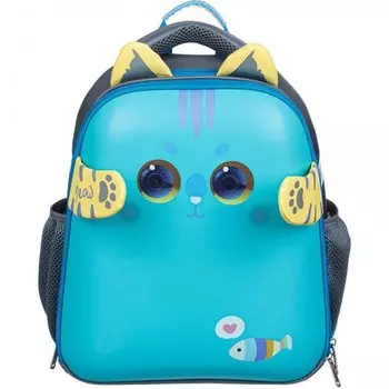 №1 School Ранец Котик с рыбкой 37x31x18 см