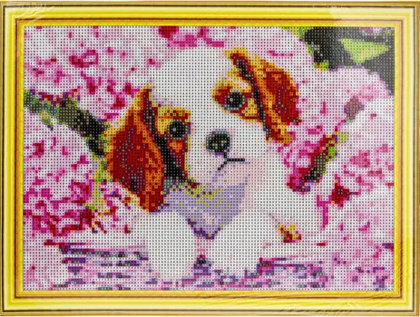 1 Toy Art Алмазная мозаика Щенок 40х30 см