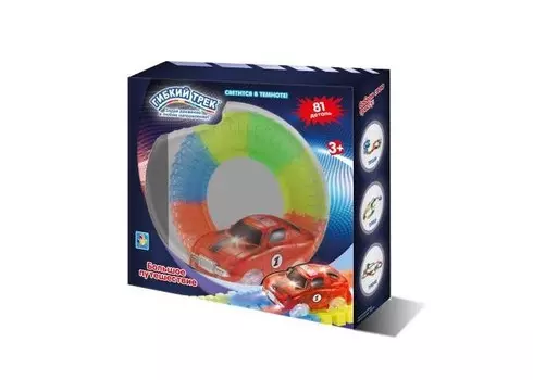 1 Toy Гибкий трек Большое путешествие (80 деталей)