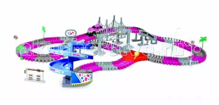 1 Toy Гибкий трек Мегаполис (239 деталей)