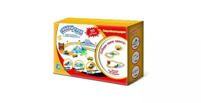 1 Toy Гибкий трек Стройплощадка 117 деталей