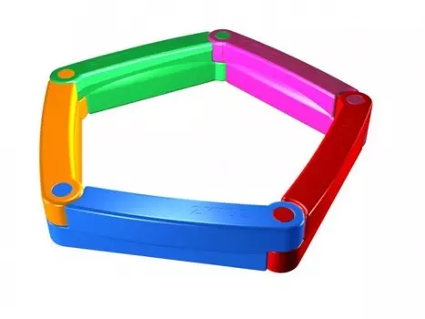 2Kids Пластиковая песочница из 5-ти элементов