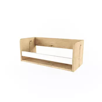 38 Попугаев Полка для книг настенная открытая 2+2