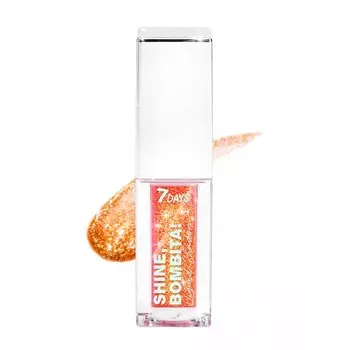 7Days Блестящие жидкие тени для век, мерцающие блестки, блеск shine bombita 402 phantom